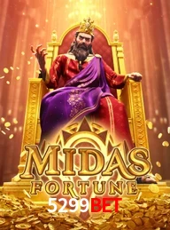 5299bet Midas Fortune - slot game inspirado no rei Midas, disponível no casino online do Brasil
