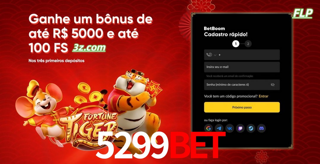5299bet cassino Brasil bônus de boas-vindas até R$5000 e 100 free spins
